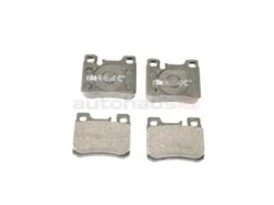 ATE 0024200120, 603504 Brake Pad Set; Rear With Sensor Slot; OE Compound - Mercedes | W01331622998 W01331627551
