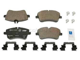 Genuine Mercedes 0034209520, A0054206220 Brake Pad Set; Front - Mercedes | 0034202520 0034204520 0034205920 0034206020