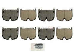 Akebono Euro 0044204520, EUR983 Brake Pad Set; Front - Mercedes | 004420452041 2115401717 W01331718552 W01331791714