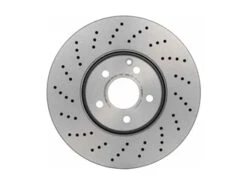 Brembo 09A82811 Disc Brake Rotor; Front; Vented; Cross-Drilled 330 X 32mm - Mercedes