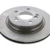 ATE Coated 1244231012, 420199 Disc Brake Rotor; Rear; Vented - Mercedes | 1244230612 W01331715930