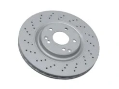 ATE Coated 2034211312, SP28177 Disc Brake Rotor; Front; Vented 330mm Cross-Drilled - Mercedes | 400.3624.20 450348 A2034211312 W01331609302