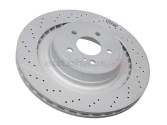 Genuine Mercedes 2124230412, A2124230412 Disc Brake Rotor; Rear - Mercedes | 0004203400 0074209320 A0004203400 A0054209020