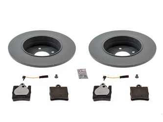 AAZ Preferred 320350RRKIT Disc Brake Pad And Rotor Kit; Rear Brake Kit - Mercedes