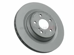 Zimmermann Coat Z 400366120 Disc Brake Rotor; Rear; Vented - Mercedes | 2214230412 221423101207 A2214230412