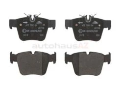 ATE Ceramic 0004205900, LD7316 Brake Pad Set; Rear - Mercedes