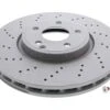 ATE Coated 000421181207, 432170 Disc Brake Rotor; Front - Mercedes