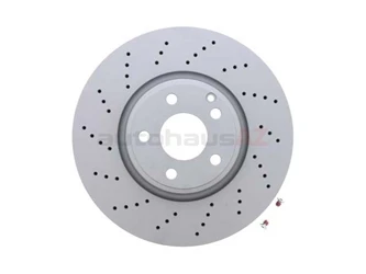 ATE Coated 000421181207, 432170 Disc Brake Rotor; Front - Mercedes - Image 2