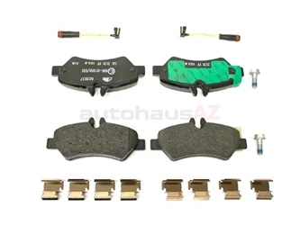 ATE 0084205120, 603837 Brake Pad Set; Rear - Mercedes | 0044206920 9064230400