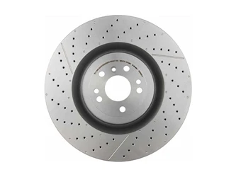 Brembo 1664210512, 09B80511 Disc Brake Rotor; Front - Mercedes