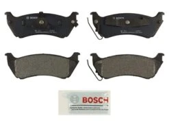 Bosch QuietCast BP761 Brake Pad Set; Rear Without Sensor Slot; OE Supplier Compound - Mercedes | 1634200420 D8875EUR