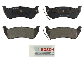 Bosch QuietCast BP761 Brake Pad Set; Rear Without Sensor Slot; OE Supplier Compound - Mercedes | 1634200420 D8875EUR