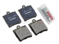 Bosch QuietCast BP779 Brake Pad Set; Rear With 1 Pin Retainer And Without Sensor Slot; OE Supplier Compound - Mercedes | 003420272041