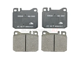 ATE D254A, 609028 Brake Pad Set; Front - Mercedes | 0004206320 0004206420 0014207820 13.04609028.2