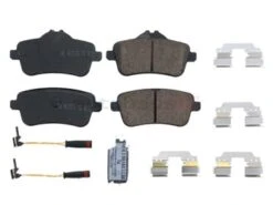 Akebono Euro EUR1630A Brake Pad Set; Rear - Mercedes | 0074208320