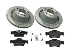 O.E.M. G55RRKIT Disc Brake Pad And Rotor Kit; Rear - Mercedes