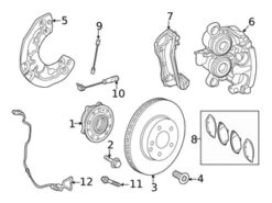 Genuine Mercedes 0004207802 Brake Pad Set; Front - Mercedes