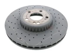 Genuine Mercedes 0004212212, A0004212212 Disc Brake Rotor; Front Cross-Drilled - Mercedes | 0004208200 000421221264 0004231812 0084201920