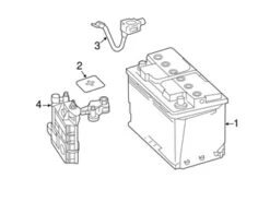 Genuine Mercedes 0009056407 Battery Cable - Mercedes | 0009055901 0009058812