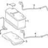 Genuine Mercedes 0009057902 Battery Cable - Mercedes