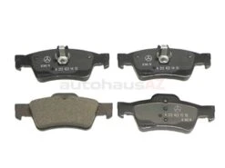 Genuine Mercedes 0074206820, A0074206820 Brake Pad Set; Rear - Mercedes | 0054209420 007420682064 52013402001 A0054209420