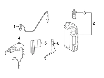 Genuine Mercedes 007542641865 Oxygen Sensor; Rear Left/Right - Mercedes | 0075426418 007542641864
