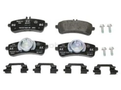 Genuine Mercedes 0084200720, A0084200720 Brake Pad Set; Rear - Mercedes | 0004204704 0064206920 0064209020 A0064206920