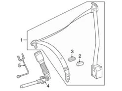 Genuine Mercedes 1718201415 Battery Cable Harness; Left, Right - Mercedes | 1718200715