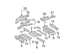 Genuine Mercedes 2036280241 Battery Hold Down - Mercedes