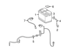 Genuine Mercedes 2095405210 Positive Battery Junction Block Cable - Mercedes | A2095405210