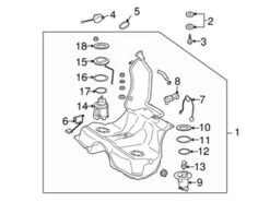 Genuine Mercedes 2214708294 Fuel Pump, Electric - Mercedes