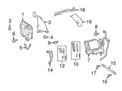 Genuine Mercedes 2215458940 Drive Motor Battery Pack Control Module Bracket - Mercedes