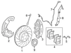 Genuine Mercedes 2319053101 ABS Wheel Speed Sensor; Front Left/Right - Mercedes | 2315400407 2315406832 A2319053101