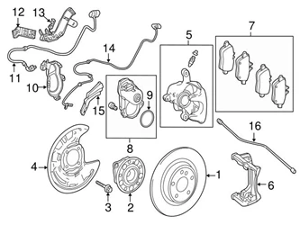 Genuine Mercedes 2469057603 ABS Wheel Speed Sensor; Rear - Mercedes | 2465400417 2469059402 A2469059402