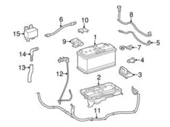Genuine Mercedes 9064409813 Positive Battery Junction Block Cable - Mercedes | 9064408334