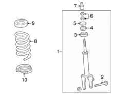 Genuine Mercedes 910105014020 Control Arm Bolt; Upper Left/Right - Mercedes