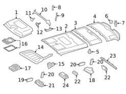 Genuine Mercedes 9106950500 Battery Tray Bracket - Mercedes