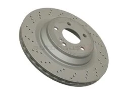 Zimmermann Coat Z 2304231512, 400366720 Disc Brake Rotor; Rear; Vented, Cross-Drilled; 320x24mm - Mercedes | A2304231512